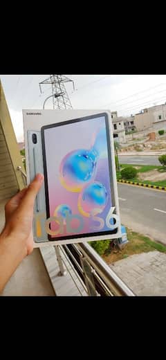 Galaxy Tab S6 with original box charger