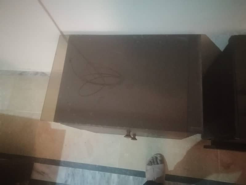 Double bed with imported mattress , side tables and dresing table 7