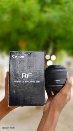 Canon RF 35mm 1.8 With Box reason of selling shift on Sony