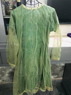 Short Frok Net For Girls