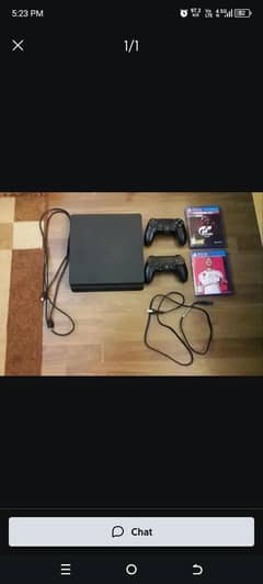 35000 ps4 fat console with 2 games