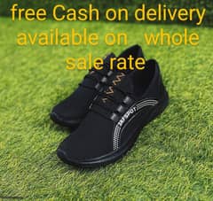 Men's Casual Breathable Fashion Sneakers -JF018, Black