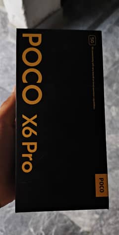 Poco x6pro 5g 12/512gb complete Box