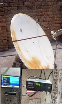 Dish 6 "(2 receivers) double Lnb
