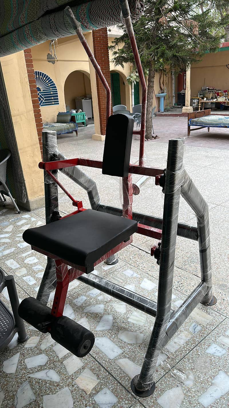 leg curler curl machine hyper extension bench ab coaster crunches gym 0