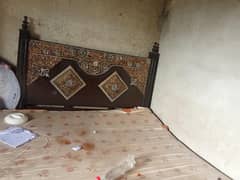 wood bed