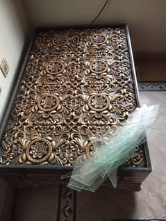Center Table with Broken Glass