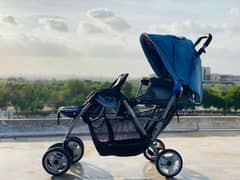 Mother care pram for twin babies