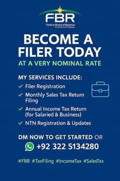 Become a Filer Today