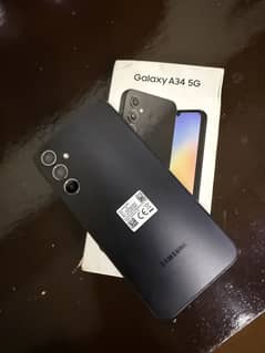 Samsung galaxy a34 5g brand new condition 256 gb PTA approved