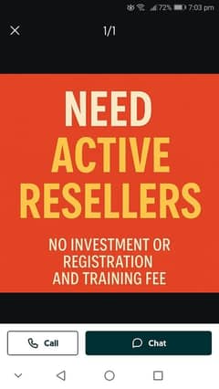 Reseller job