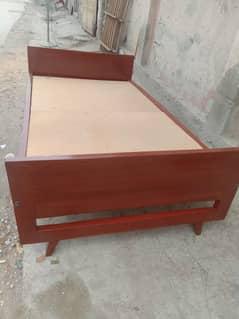 One Single bed solid wood