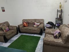 4 Seater Sofa + Dewaan + Center Table for Sale