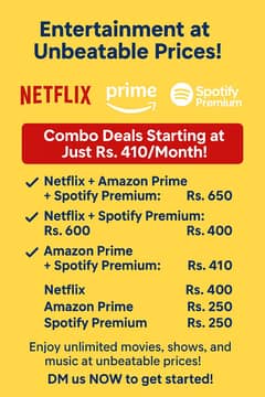 Rs. 400 • WhatsApp +923395227270 • 4K HD Screen - 1 Month