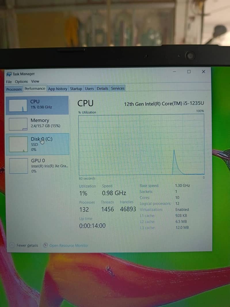 Hp core i5 12th Generation laptop . in open box condition 4