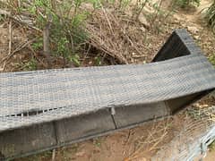 Rattan seven seater set