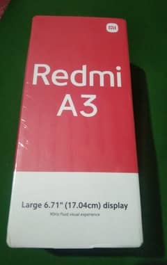 Redmi A3 box pack box open nai kia