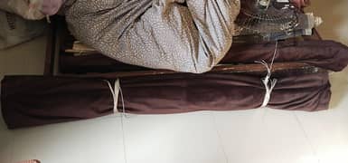 velvet blinds brown