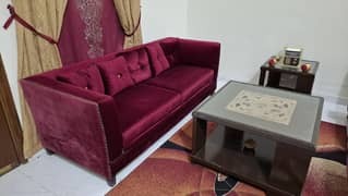 Maroon Sofa Set