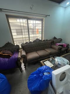 Chinyoti sofa set with centre tables