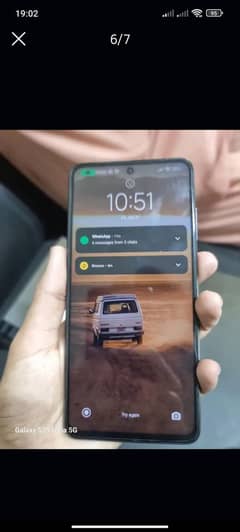 6gb 128gb with box dual SIM approved back camera on nhi horha