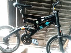mmountain & offRoad bicycle with suspension & gear system heavy shocks