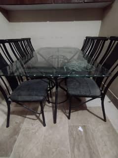 Iron Dinning Table ( 6 Seater ) (03102081446)