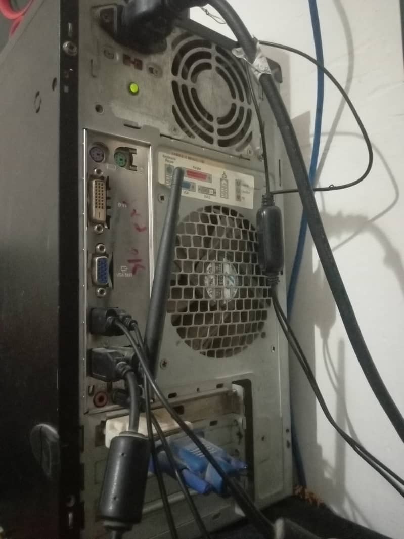 Computer With Monitor & Mouse & Keyboard & internet Antenna 5
