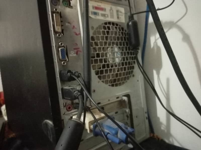 Computer With Monitor & Mouse & Keyboard & internet Antenna 6