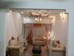 brand new 7 seater sofa set with all the accessories shown 10 by 10