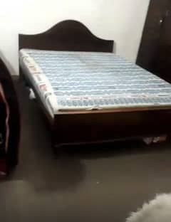 Orignal wood made bed with mattress
