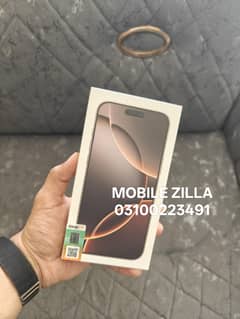 IPhone 16 Pro Max, Box Pack, Official Pta Approve
