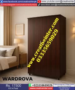 cloth almari wardrobe 2 door color cupboard home hostel sofa set chai