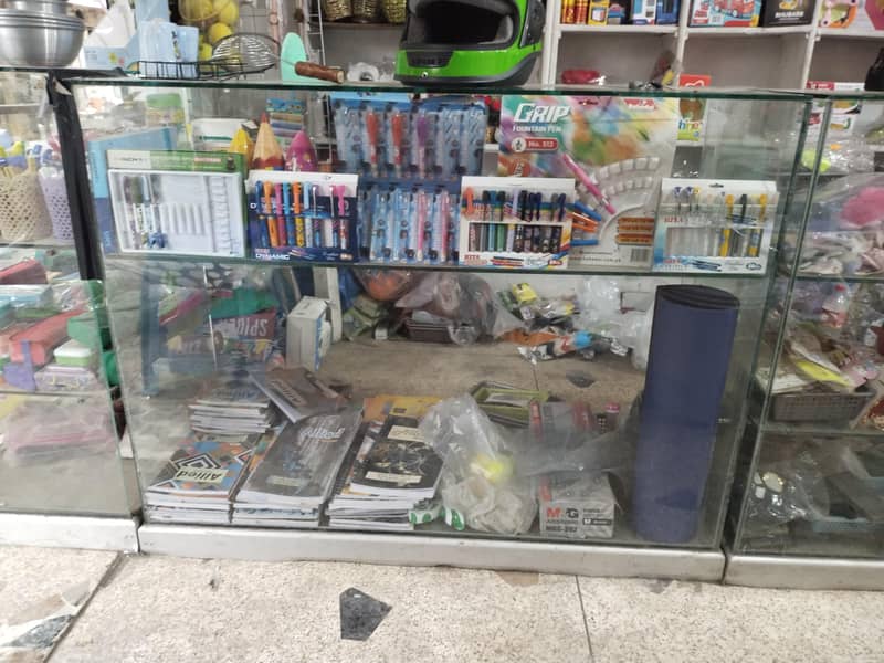 Glass Display Counter and Display rack in wooden available for sale 1