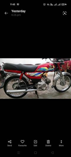 2021 Honda 70 cc light offer