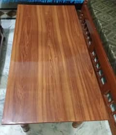 Wooden sofa