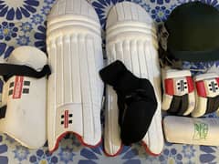 Gray nicolis cricket kit with bag