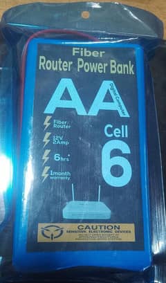 Router Power Bank  Batteries CCTV system  6 hours Backup