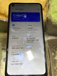 OPPO A76 03455119831 whatsapponly with box thora sa touch break