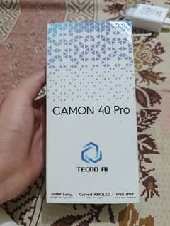 Techo Camon 40 pro just box open