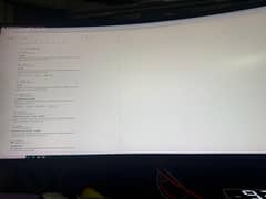 MSI 34 inch curve monitor