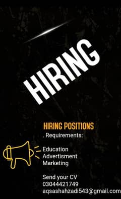 staff required for office management.