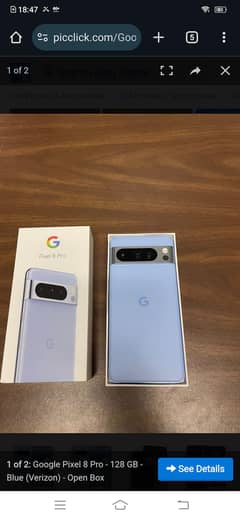 Google pixel 8 pro PTA approved 12GB 256GB WhatsApp 03276594486