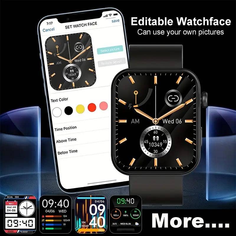 Touchscreen Smartwatch with, Wireless Call 4