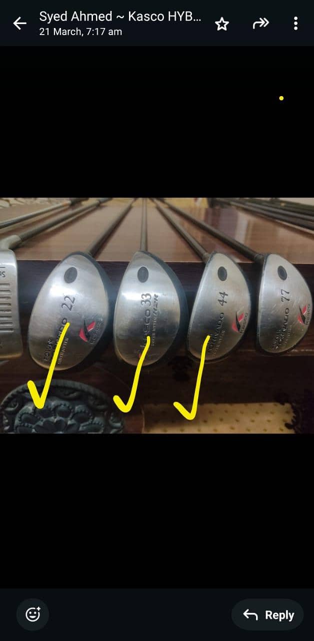 golf imported lot 9