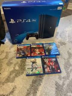 game PS4 pro 1 TB complete box 03482646919 my WhatsApp
