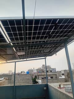 solar panels inverter charge controller complete setup