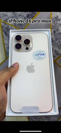 iPhone 16 pro max 256gb pta approved battery health 100% 1010condition