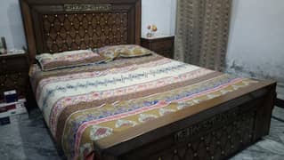Double Bed Set  with Side Tables