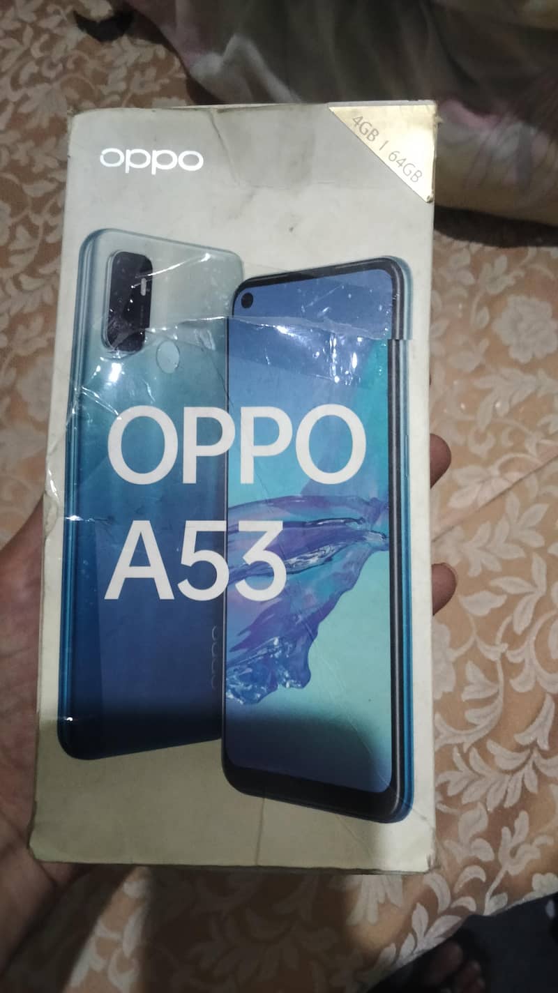 oppo a53 with box 4/64 with box  exchange  possible 8